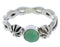 Turquoise And Silver Southwestern Ring Size 6 YX81414
